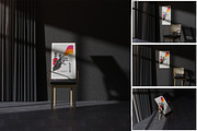 Poster Frame Mockup, an Advertising Mockup by MrLetters (Thumbnail 1 of 5)