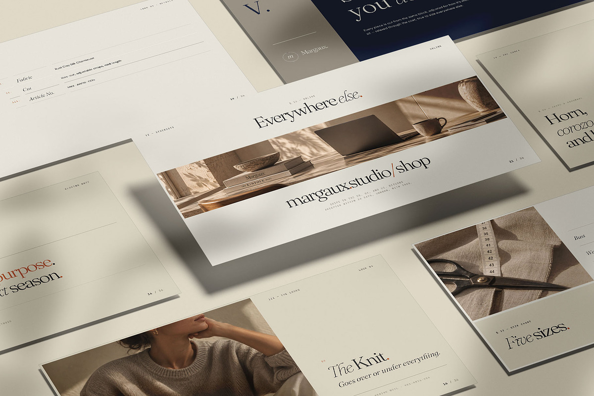 MARGAUX / Lookbook Template, a Presentation Template by Leleka.Store (Photo 10 of 16)
