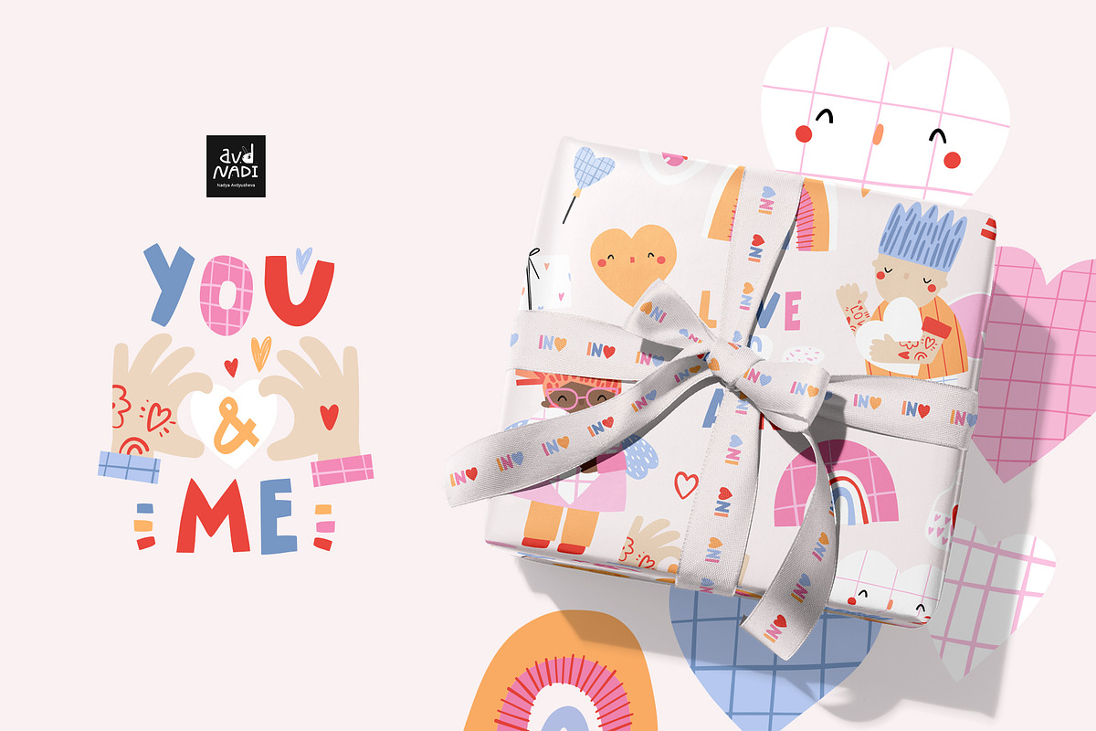 IN LOVE : cute clipart collection, a Person Illustration by avdnadi (Photo 2 of 9)
