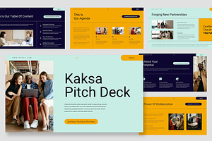 Kaksa : Business Pitch Powerpoint, a Presentation Template by Punkl Camp