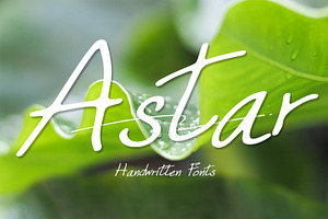 Astar Handwritten Fonts