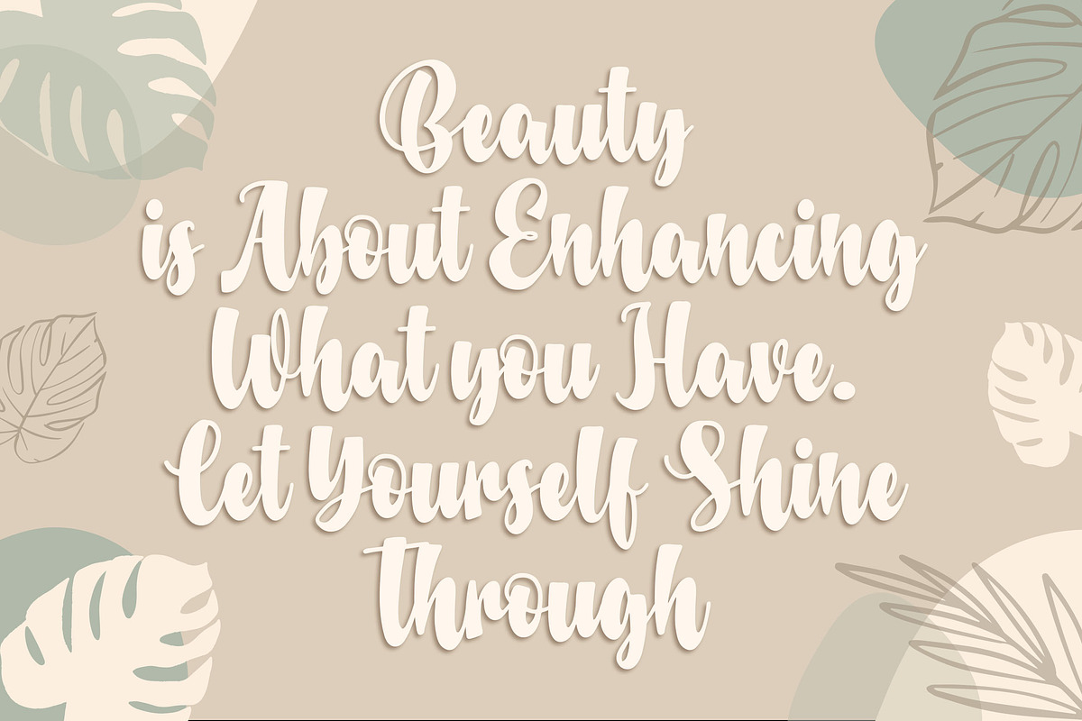 Baverline a Beauty Script Font, a Script Font by Blankids Studio (Photo 2 of 6)