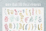 Twigs & flowers. Vector patterns, a Pattern Graphic by olly87 (Thumbnail 4 of 8)