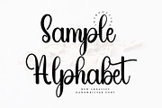 Sample Alphabet, a Handwritten Font by InermediaSTUDIO (Thumbnail 1 of 7)