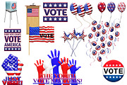 Voting (USA Elections) Clip Art, an Illustration by FrankiesDaughtersDesign (Thumbnail 5 of 5)