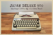 Japan Deluxe 900, a Serif Font by Ian Barnard (Thumbnail 1 of 4)