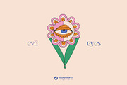 Evil Eyes Graphics Posters Patterns, a Graphic by Youandigraphics (Thumbnail 15 of 15)