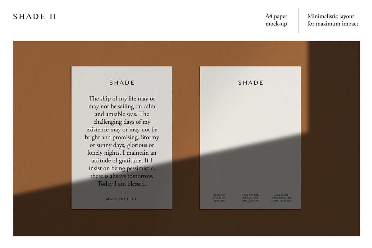 Shade II - Natural Light Mockup Kit, a Print Template by new public (Photo 8 of 12)