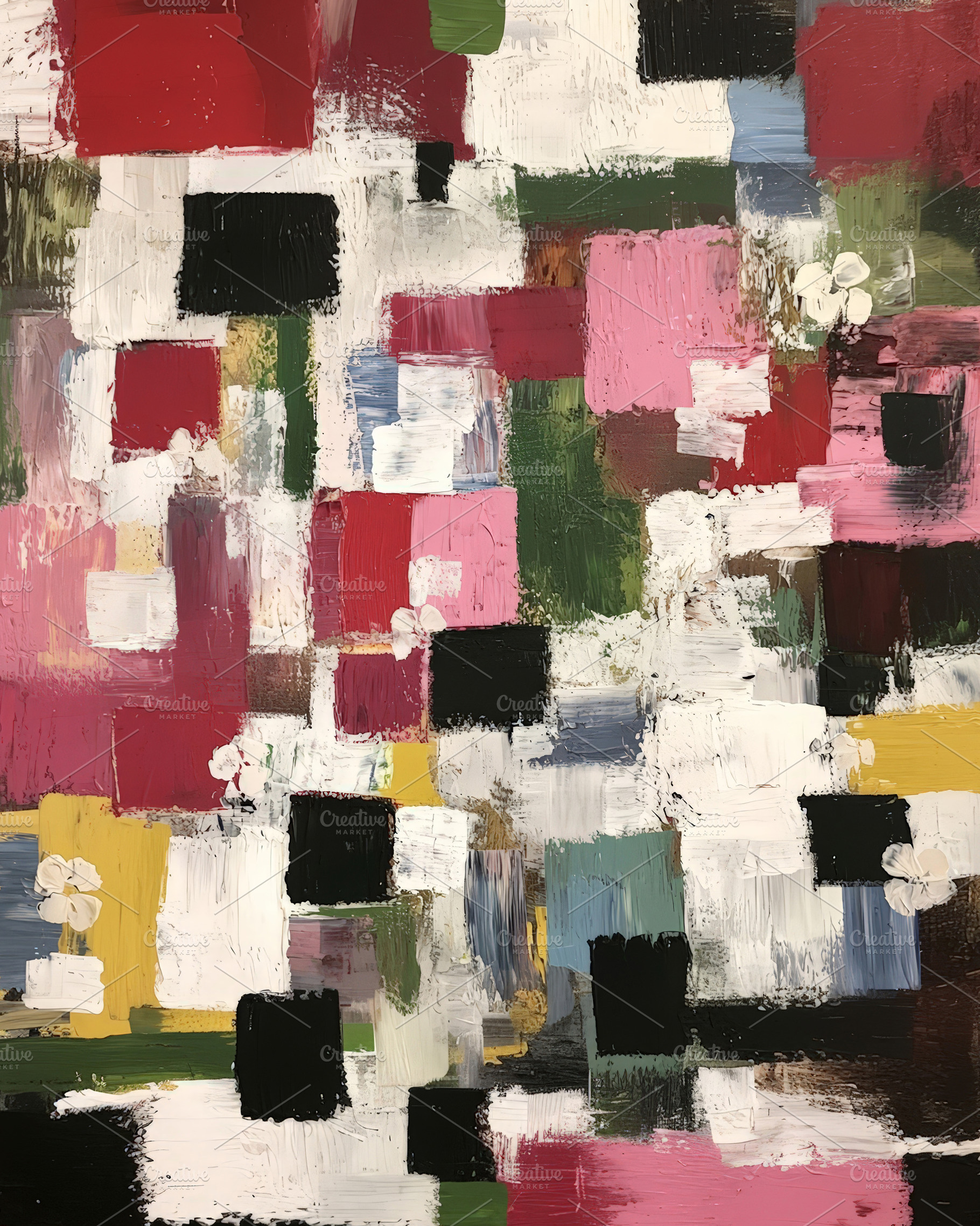 Bold Abstract Painting Artwork, an Abstract Photo by Hamza067