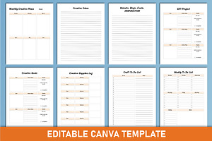 2024-25 Craft Business Planner Canva