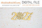 2027 Vector File for Laser Cutter., an Object Graphic by MaramadeLaser (Thumbnail 1 of 5)