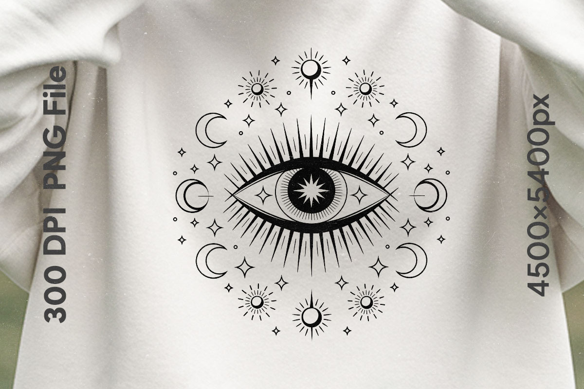 Hand Drawn Mystic & Celestial Bundle, an Object Graphic by GlitterCraft (Photo 6 of 41)