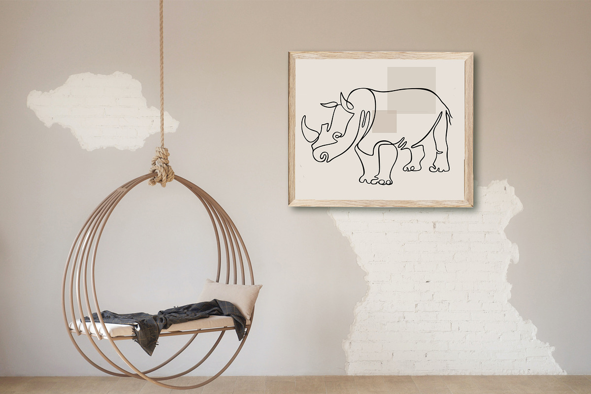 Animals One Line Design, an Object Graphic by Live line (Photo 3 of 5)
