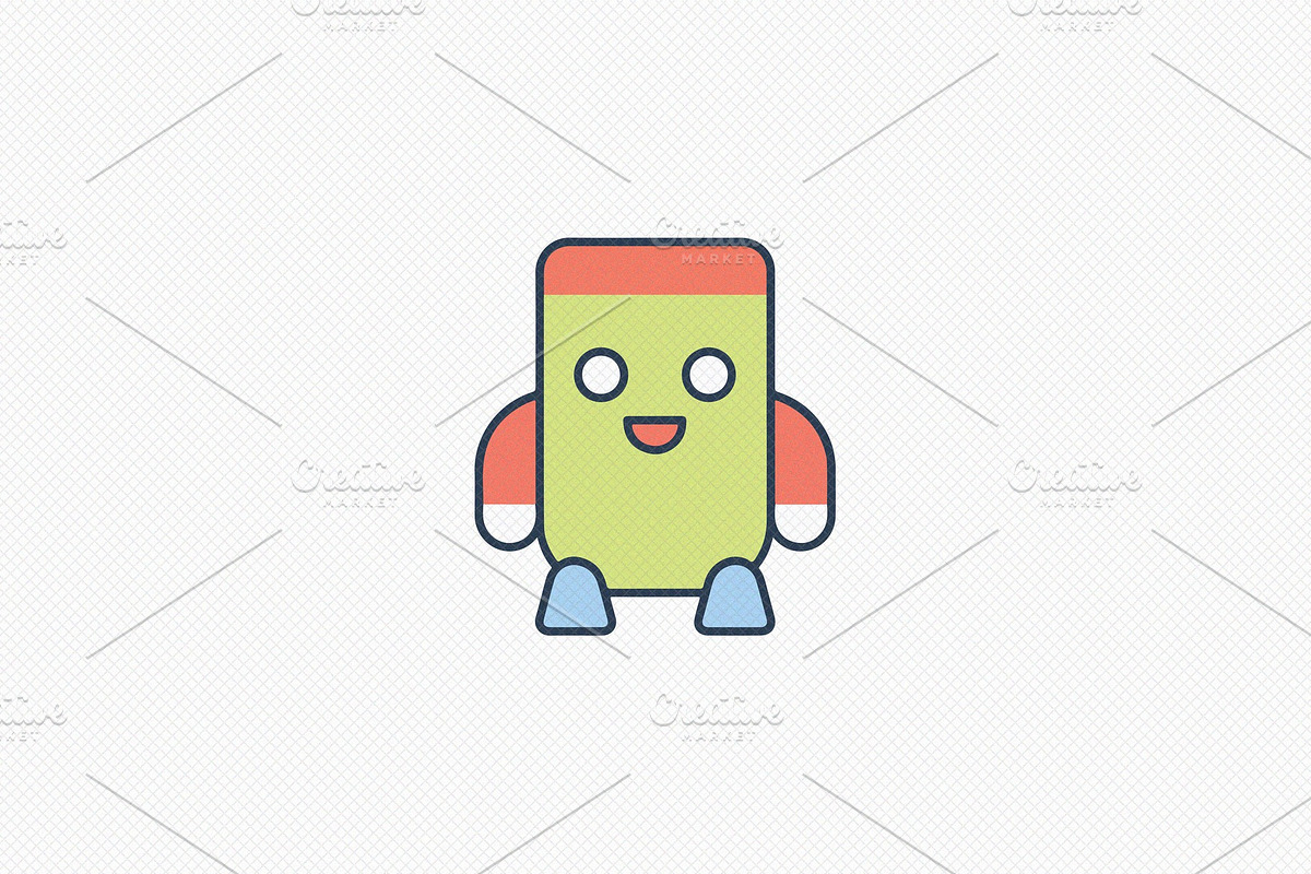 Cute Object Monster, an Object Illustration by Vectorium Studio (Photo 1 of 3)
