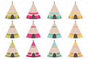 Bohemian Tribal Clipart & Vectors, an Illustration by Amanda Ilkov (Thumbnail 3 of 4)