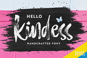 Hello Kindess Brush Font