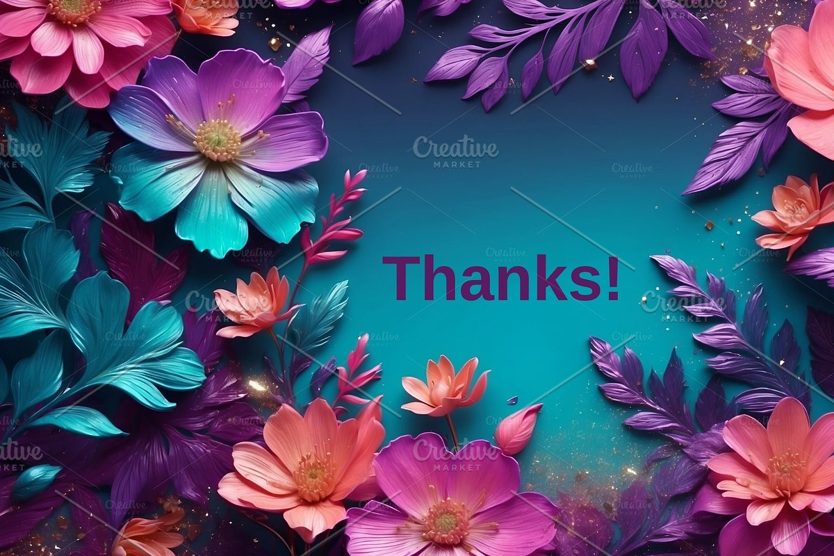 Gradient Floral Background, a Background Graphic by sibel dayı (Photo 23 of 24)