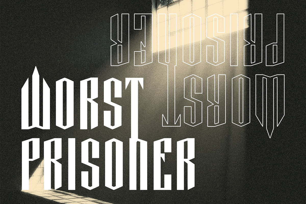 Movizt Blackletter Display Font, a Blackletter Font by Maulana Creative (Photo 4 of 7)