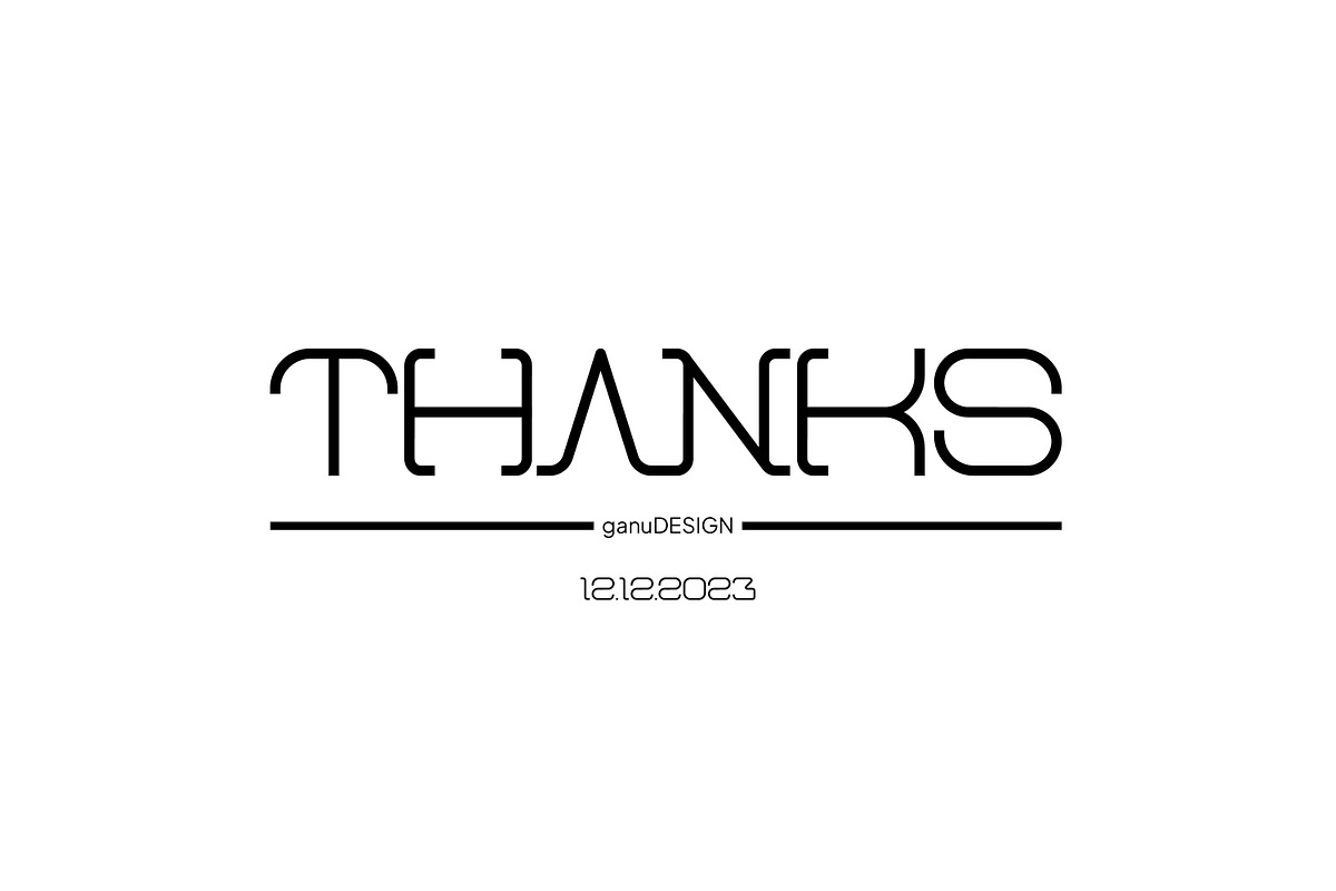 Linergy Reguler, a Sans Serif Font by ganuDESIGN (Photo 8 of 8)