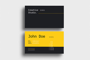Business Card Template, a Business Card Template by MightyDesign