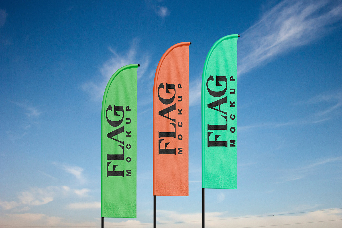 Flag Mockup, a Product Mockup by mockupbuys (Photo 5 of 5)