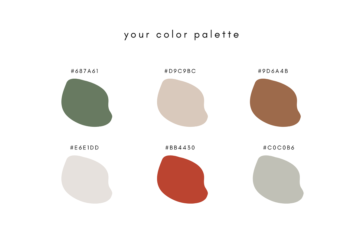 Aesthetic Green - CANVA templates preview 6