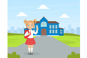 Back to School, Cute Elementary, an Education Illustration by TopVectors