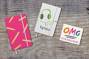 Good Vibes Sticker Collection, a Decorative Illustration by Shelly Laslo Illustration (Thumbnail 5 of 5)