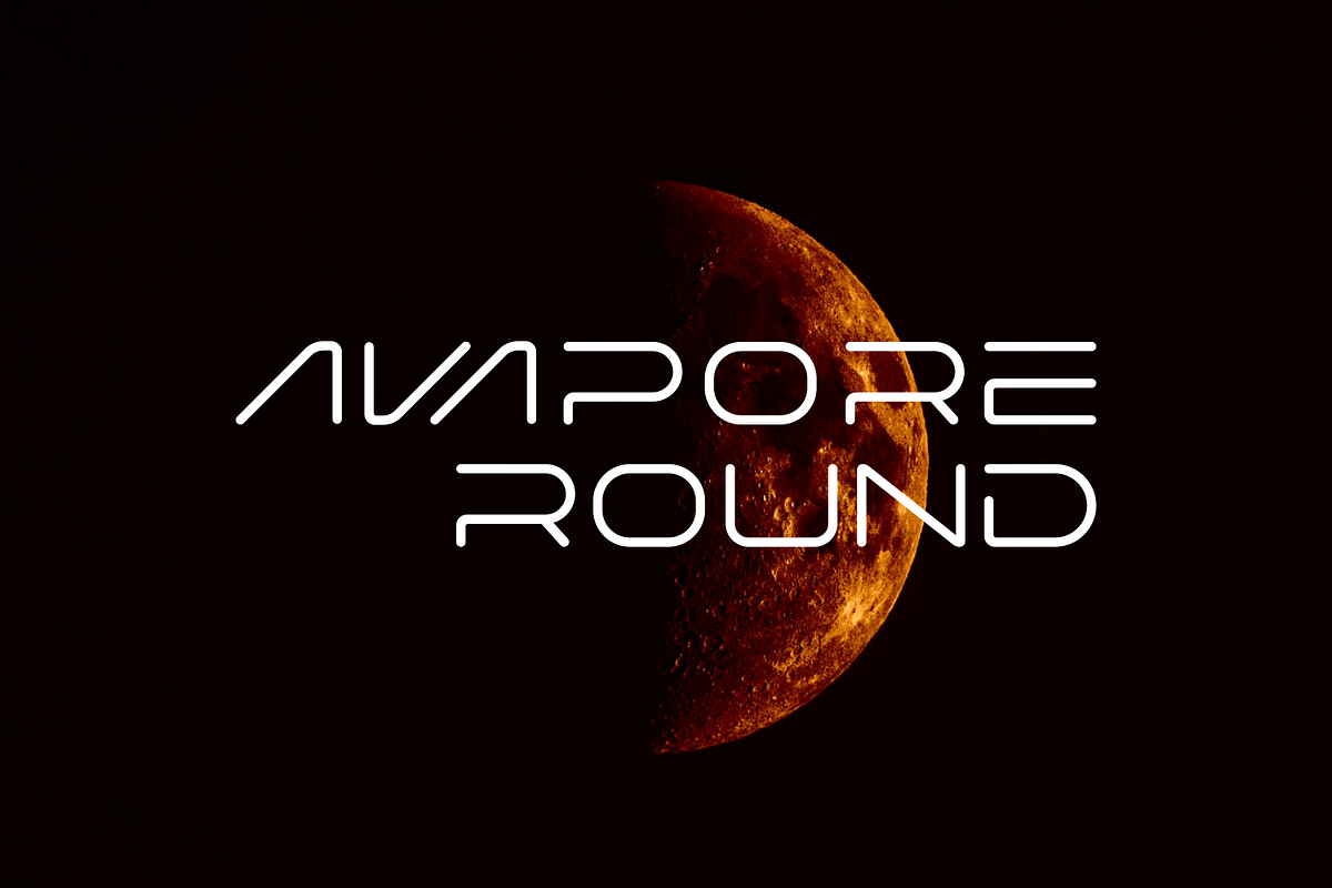Avapore Round, a Sans Serif Font by lelevien (Photo 2 of 5)