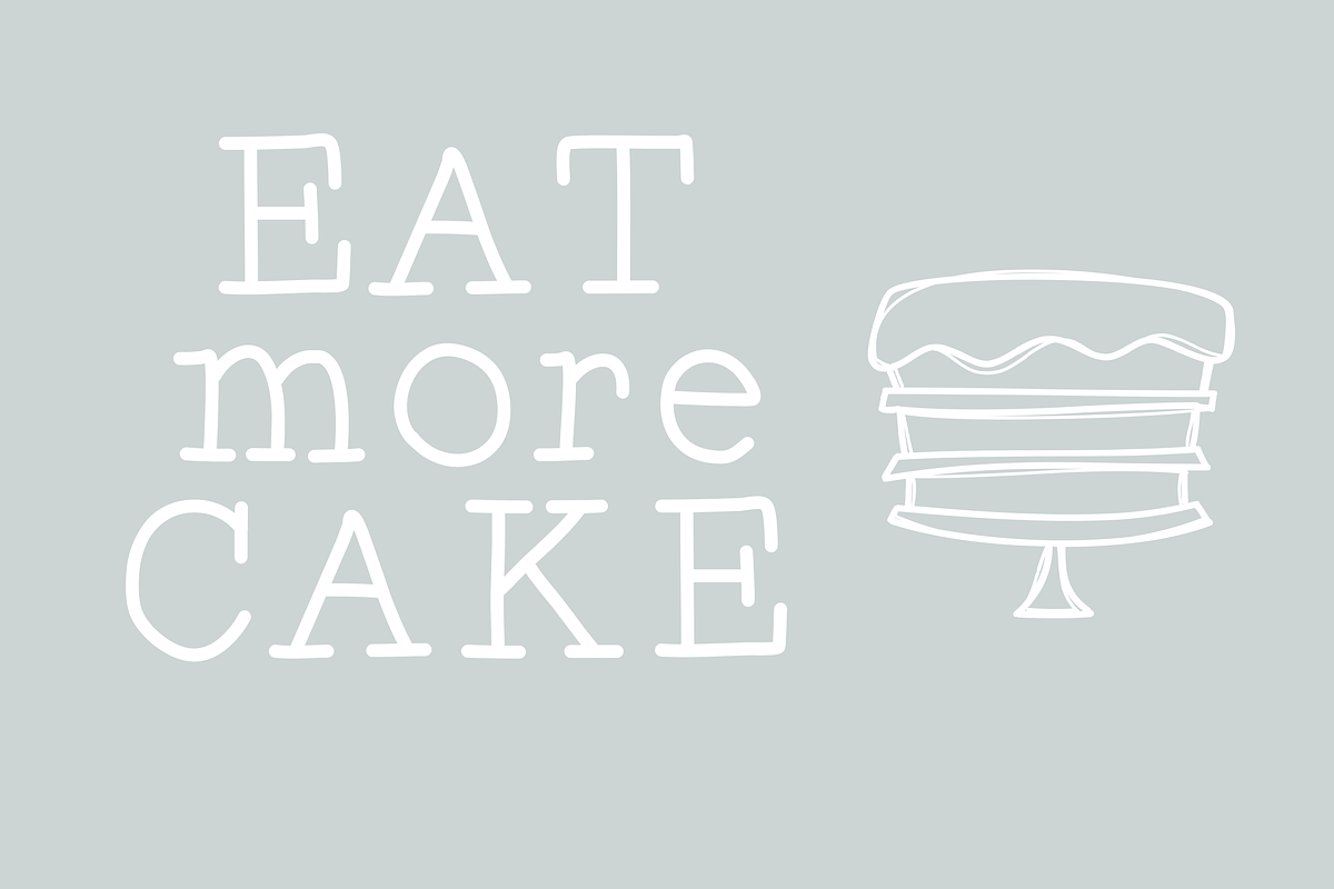 The Bakery - Serif and Doodle Font preview 5