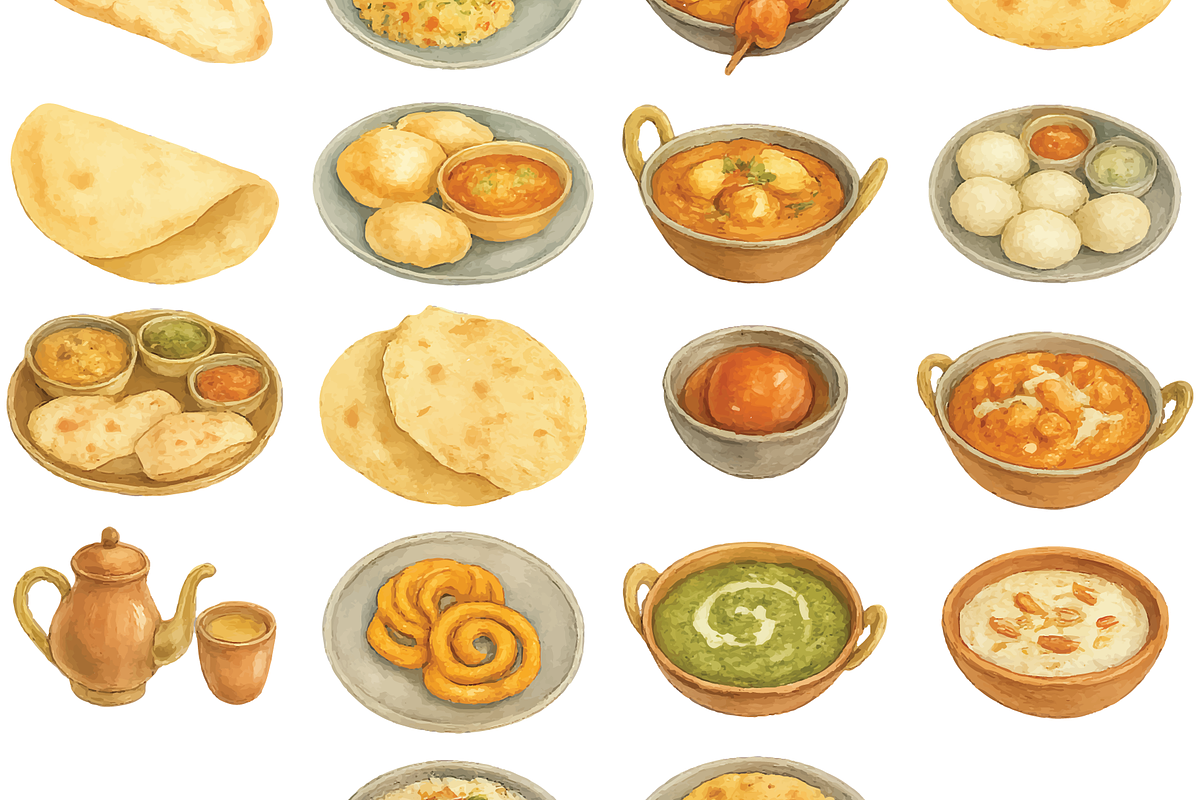 Indian Street Food Collection, an Object Graphic by RT Studio (Photo 3 of 4)