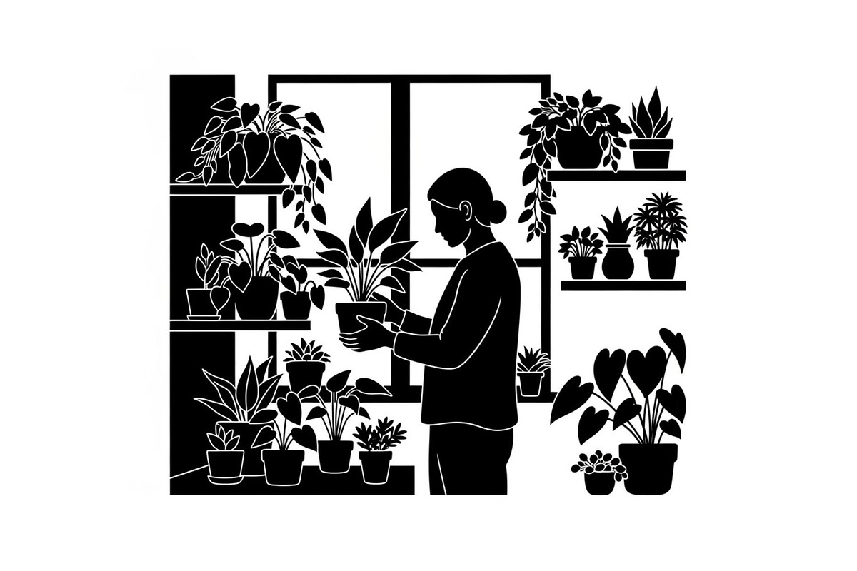 50 Botanical Garden Silhouette bundl, an Illustration by Designs_River (Photo 31 of 51)