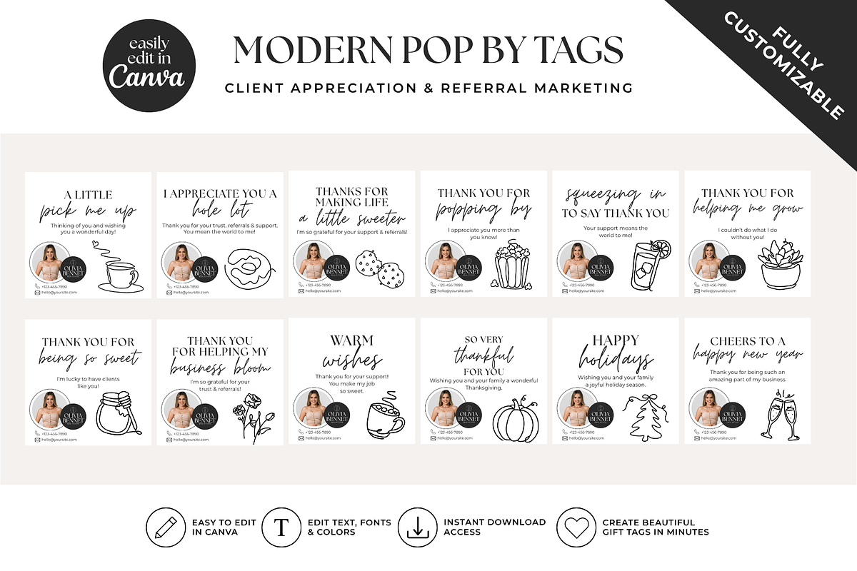 Real Estate Pop By Tag Templates, a Marketing Template by BrandhavenStudio (Photo 2 of 11)