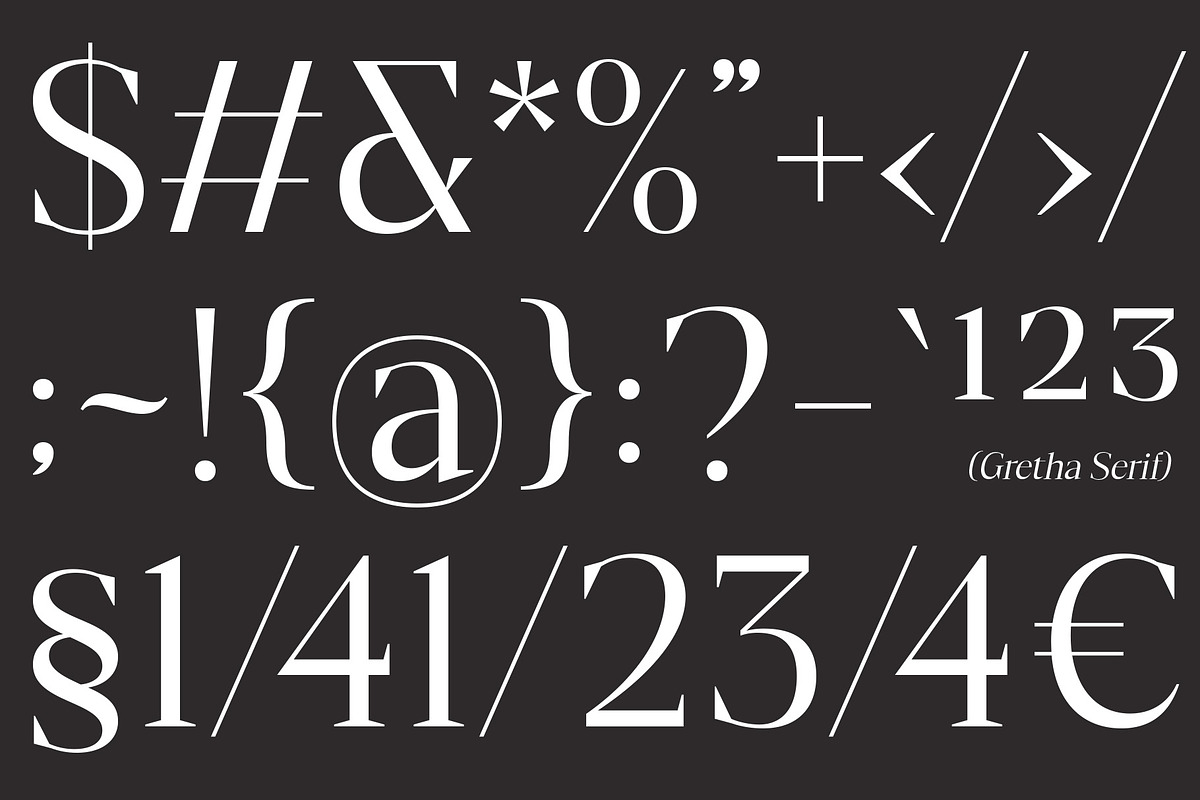 GrethaSerif, a Serif Font by Propertype (Photo 10 of 14)