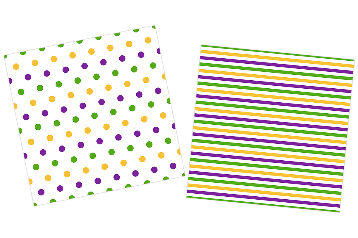 Mardi Gras background pattern, a Pattern Graphic by IrinaShishkova (Photo 5 of 6)