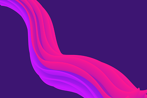 Neon Fluid Gradient Wave Background, a Background Graphic by MkStudio