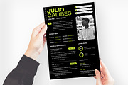 Black Resume CV, a Resume Template by iDoodle Studio (Thumbnail 3 of 4)