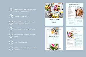 Recipe EBook Canva Lead Magnet