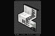 3D Typography PSD Mockup, a Print Template by Sinlatown (Thumbnail 6 of 9)