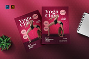 Yoga Class - Poster Template, a Poster Template by StreaksideStd (Thumbnail 1 of 2)