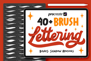 40 Procreate Lettering Brushes