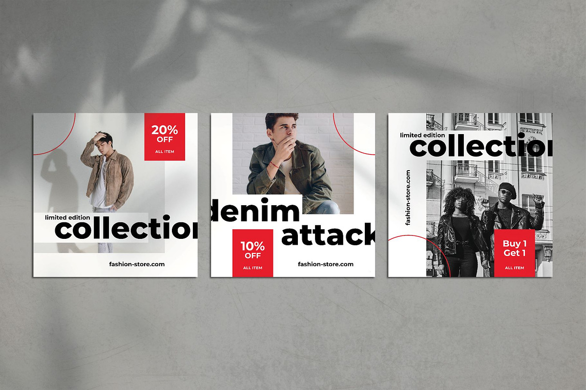 Reds - Instagram Pack, a Social Media Template by 730 Studio (Photo 2 of 5)