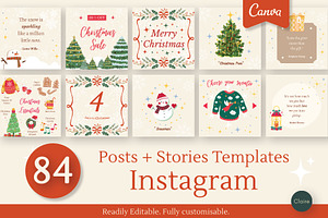 84 Christmas Instagram Creator Kit