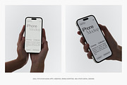 iPhone 14 Pro in Hand Mockups, an iPhone Mockup by Feel This (Thumbnail 7 of 8)