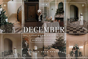 25 Christmas Lightroom Presets, a Preset Add-On by TheWayfarerShoppe (Thumbnail 1 of 9)
