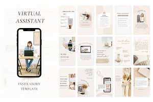 Virtual Assistant Instagram Story