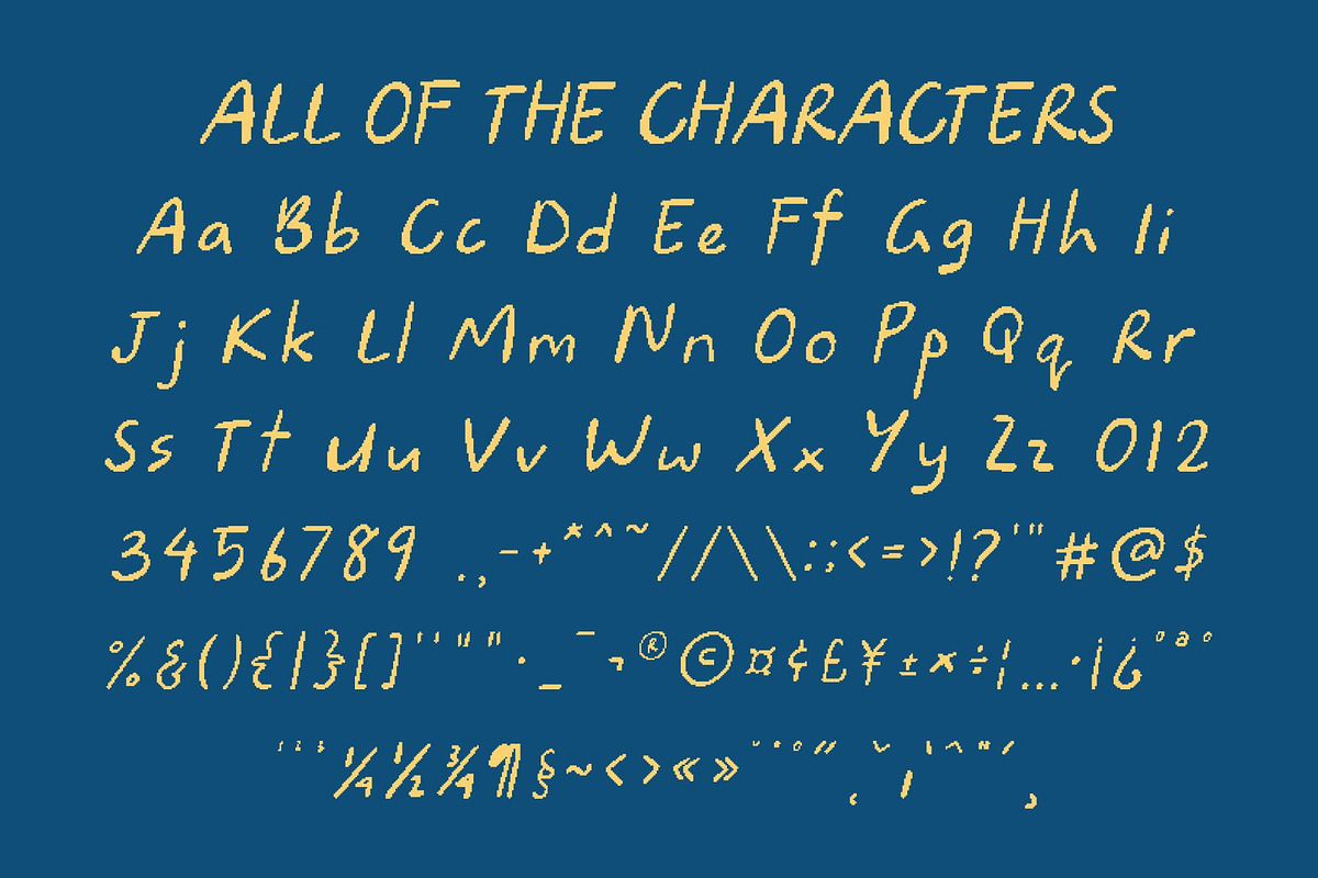 CS Buckle Pixel, a Handwritten Font by Craft Supply Co. (Photo 8 of 8)