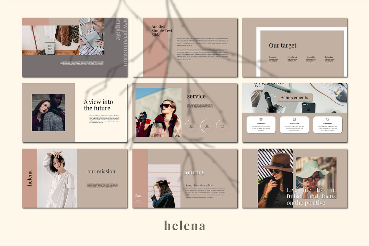 Helena Powerpoint Template, a Presentation Template by Mox Design