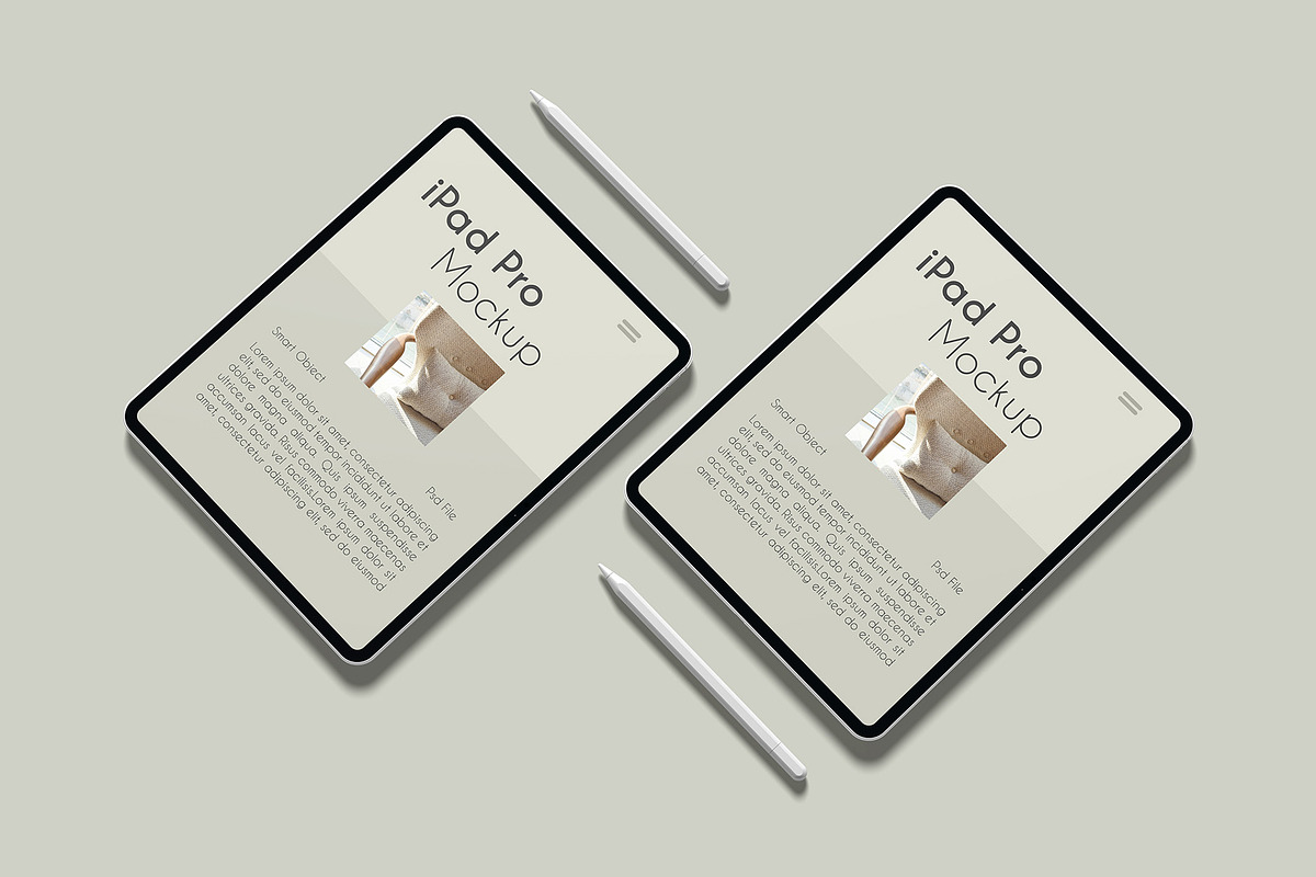 iPad Pro Mockup, an iPad Mockup by Graphicbars (Photo 19 of 25)