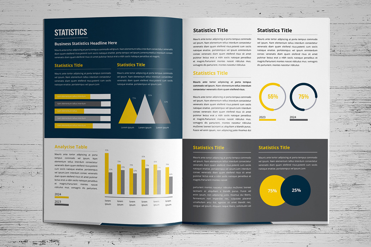 Annual Report Template V10, a Brochure Template by JanySultana (Photo 10 of 18)
